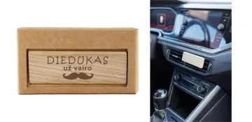Medinis automobilio kvapas „Diedukas už vairo“