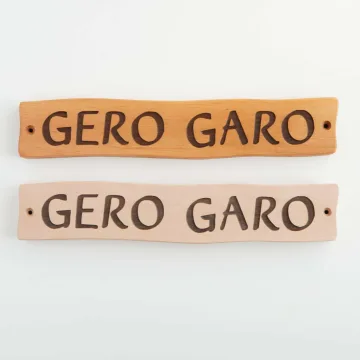 Medinė pirties dekoratyvinė lentelė "Gero garo“