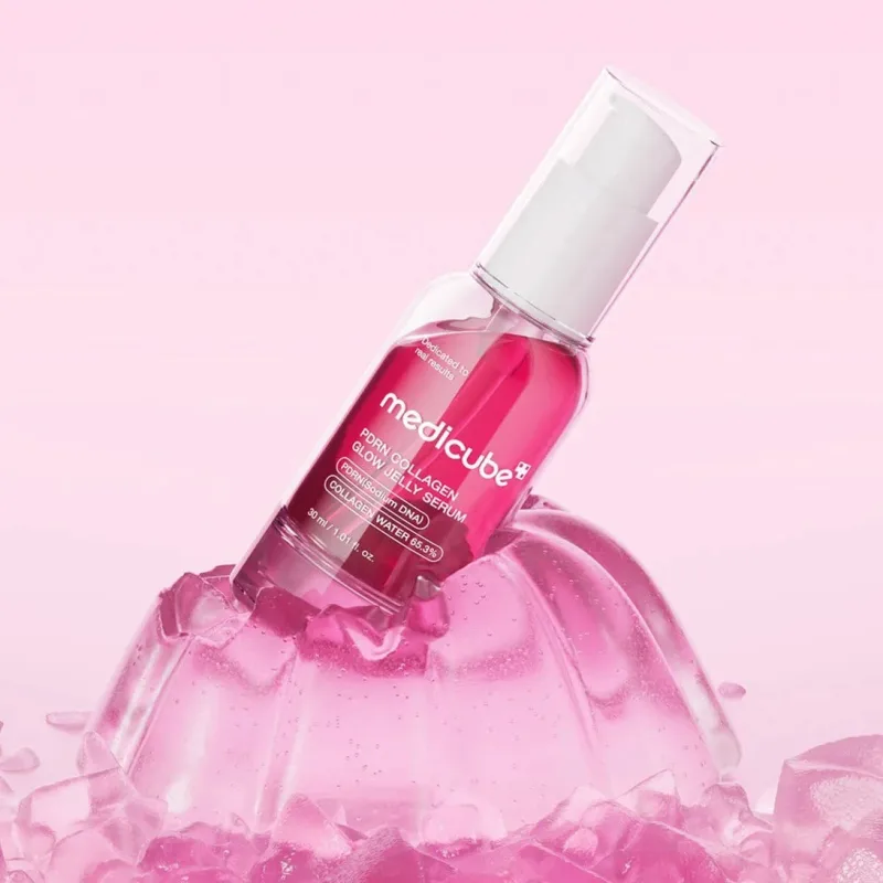 PDRN Collagen Glow Jelly Serum – drėkinantis veido serumas su PDRN, 30 ml. · 2