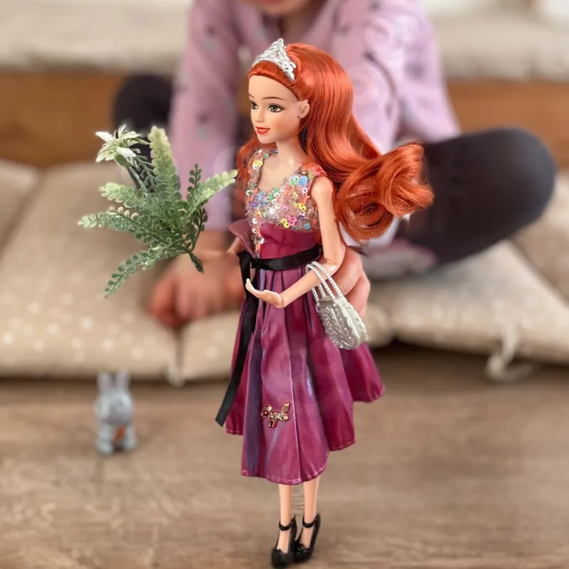 Lėlė Emi Style Fashion WOOPIE ROYAL 32 cm - stilinga princesė su rožine suknele ir aksesuarais · 3