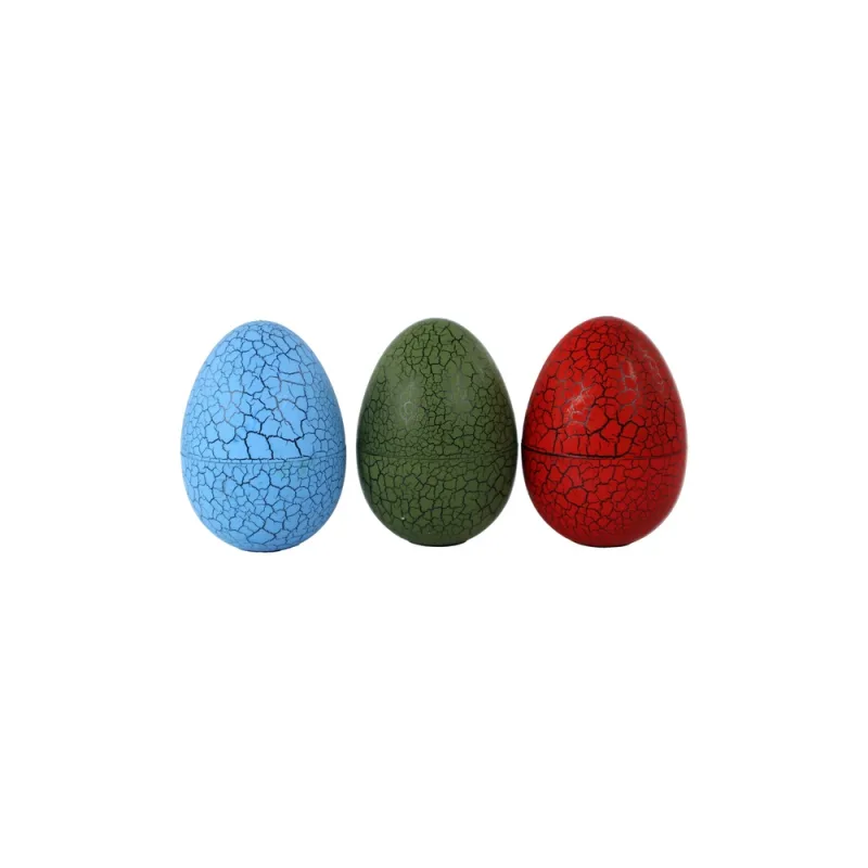 Dinozauro kiaušinio figūrėlė 3 spalvos 9cm · 2