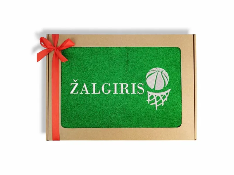 Siuvinėtas rankšluostis „ŽALGIRIS“