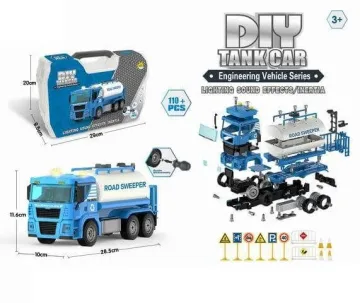 Žaislinis Automobilis konstruktorius TANKER, 110 el