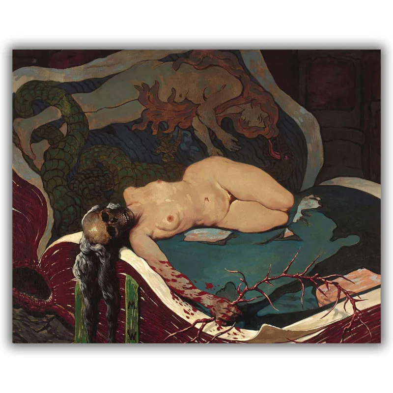 Reprodukcija „Senoji tiesa slypi knygose“, Marian Wawrzeniecki (1910)