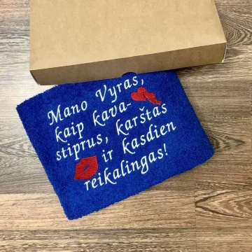 Rankšluostis: Mano vyras, kaip kava-stiprus, karštas ir kasdien reikalingas!