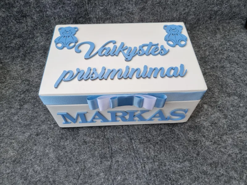 Krikštadėžė „Vaikystės Prisiminimai“