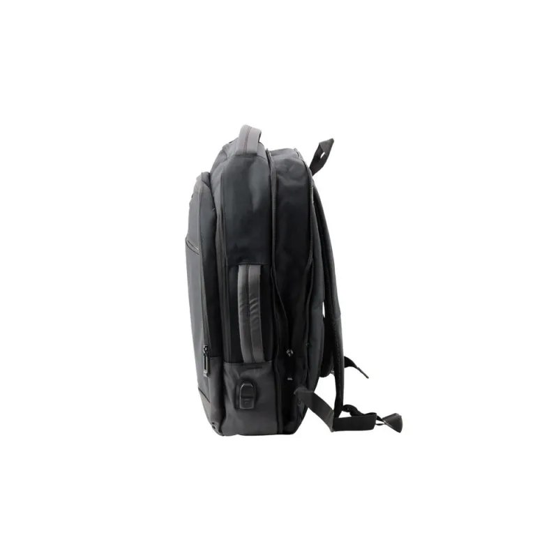 Verslo kuprinė USB nešiojamojo kompiuterio kišenė Black 16L 45cm · 2