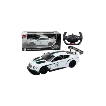 Nuotoliniu būdu valdomas RC sportinis automobilis 1:14 Bentley Continental GT3, White