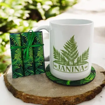 Dovanų rinkinys su paparčiais „Janinai“