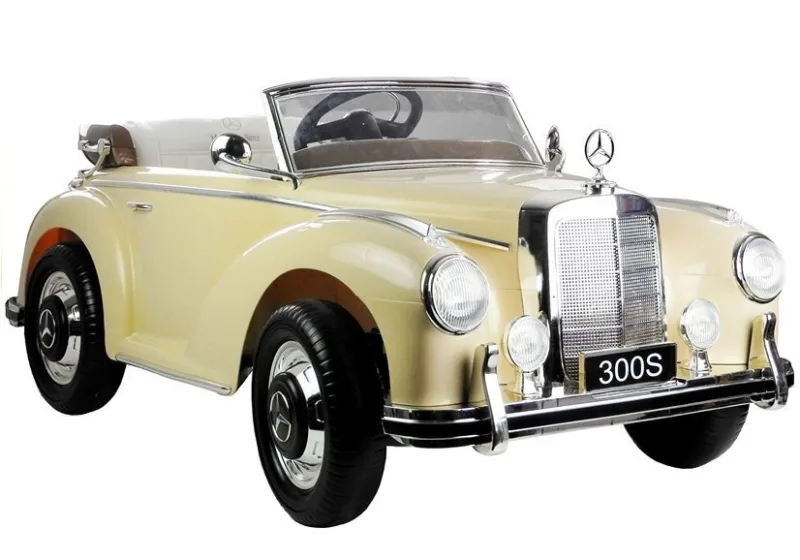 Elektrinis automobilis Mercedes 300S LS-618, 2 vietų, smėlio · 1