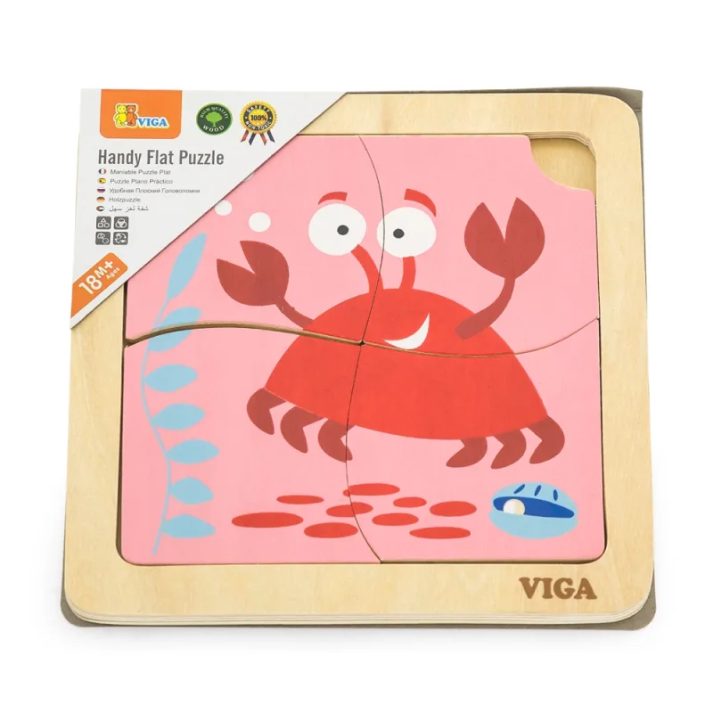 Viga 50146 Patogi plokščia dėlionė - Krabas · 2