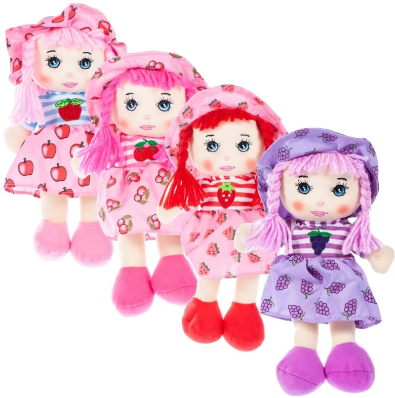 Minkštas žaislas Skudurinė lėlė Marysia, 25 cm · 1