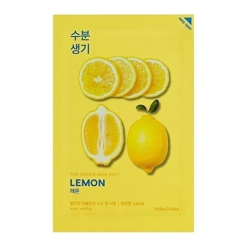 Holika Holika Pure Essence Mask Sheet Lemon – veido kaukė · 1