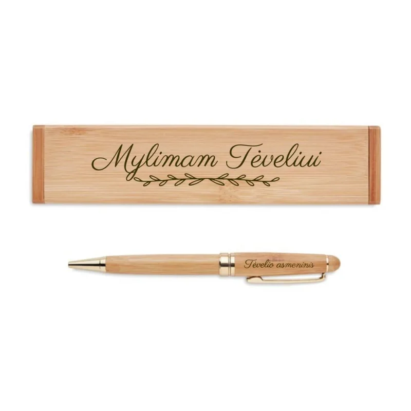 Bambukinis tušinukas dėžutėje „Mylimam Tėveliui“