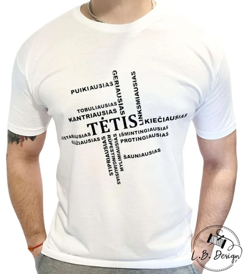 UNISEX Marškinėliai: TĖTIS