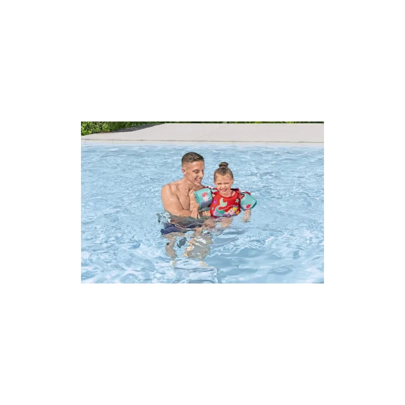 Plaukimo liemenė su rankovėmis 3-6 L Undinėlė Bestway 9101I · 3