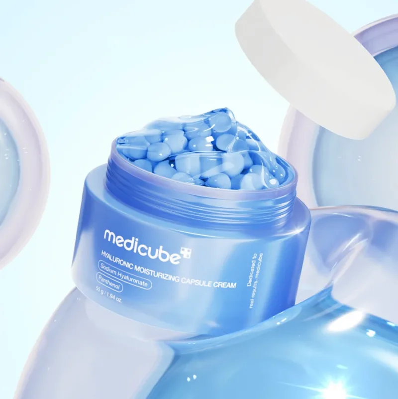 Hyaluronic Moisturizing Capsule Cream – drėkinamsis veido kremas, 55 g. · 2