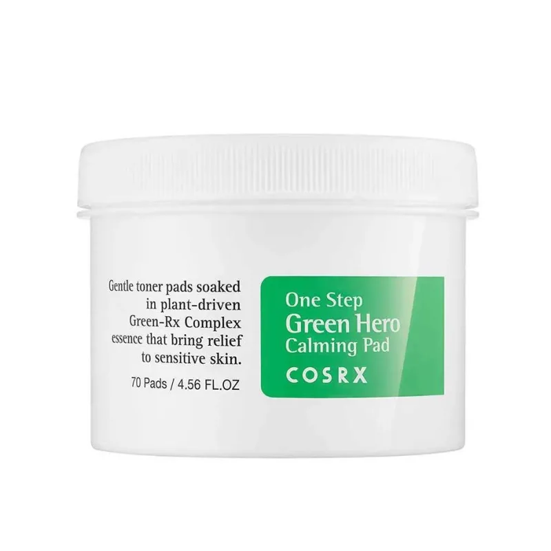 CosRX Green Hero Calming Pad – toniku prisotinti diskeliai · 1