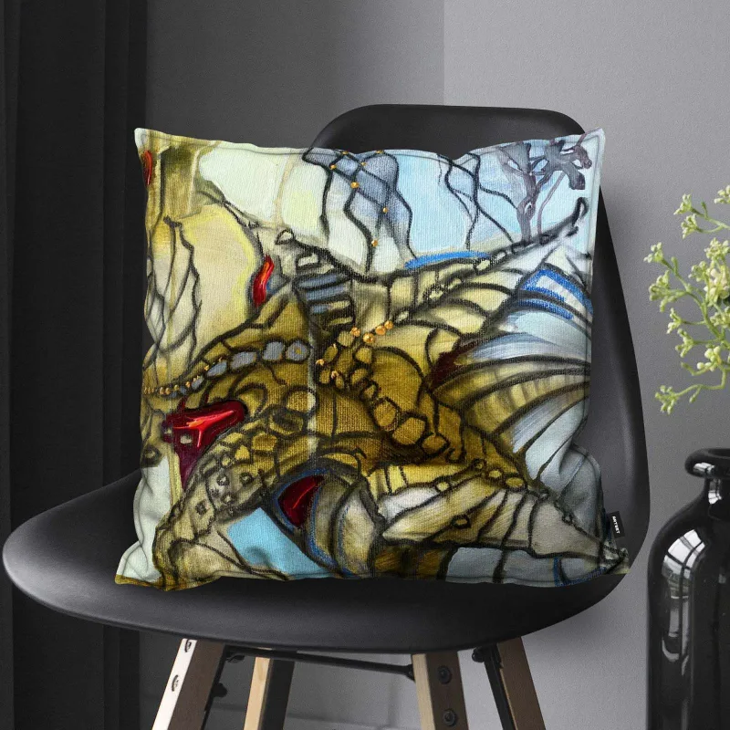 Dekoratyvinė pagalvėlė 45x45 cm su vidiniu užpildu RU28