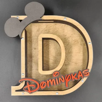 Taupyklė Raidė „Mickey Mouse“