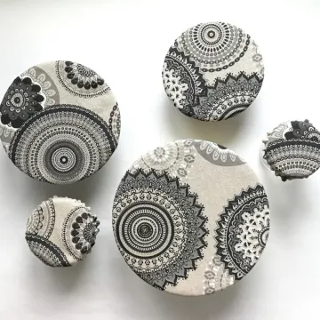 Lininiai indų dangteliai „Mandala“