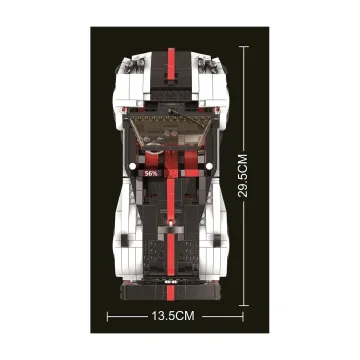 Konstruktorius Baltas sportinis automobilis, 960 el.