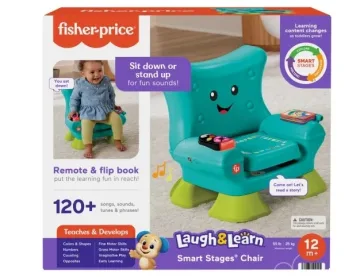 „Fisher-Price“ edukacinė kėdutė interaktyvus žaislas mažyliams nuo 12 mėnesių