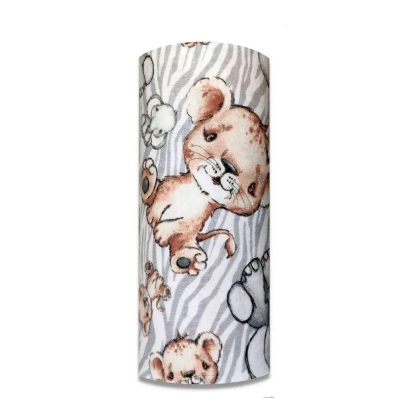 Sauskelnės - 24953 - FLANEL PRINT - EGA - SAFARI - GREY - dydis 70x80 cm · 1