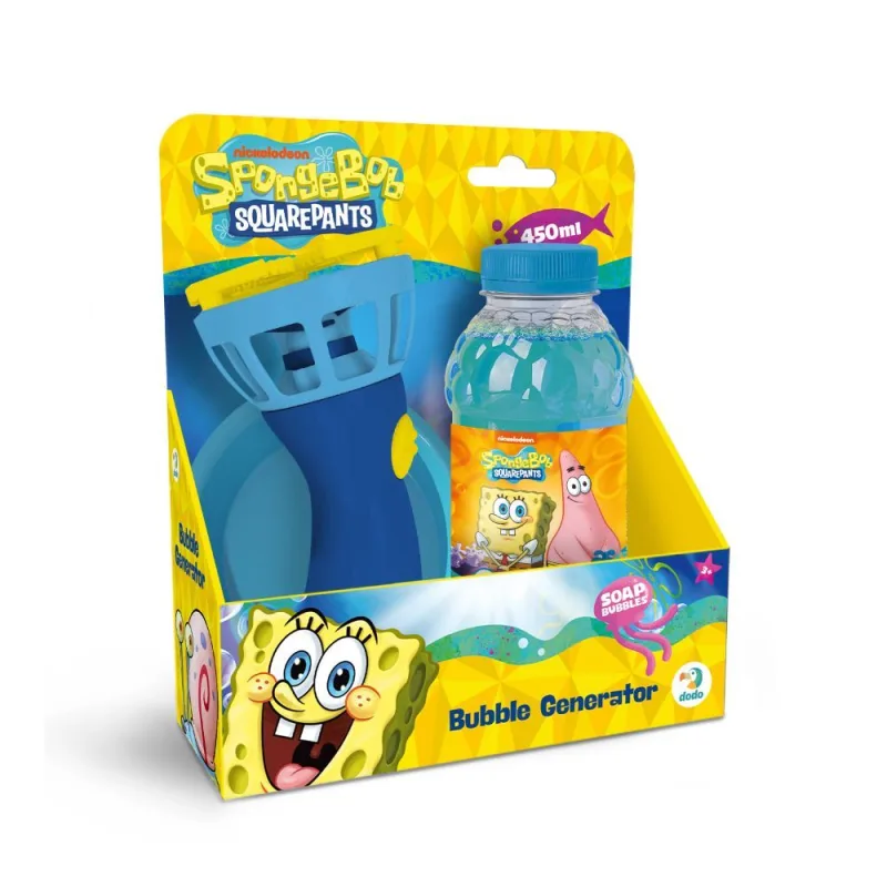 Lauko žaidimas Muilo burbulų generatorius Sponge Bob 450 ml · 1