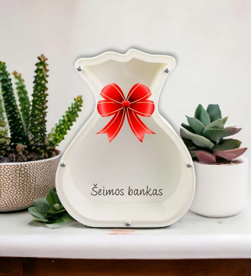 3D Taupyklė maišas „Šeimos bankas“