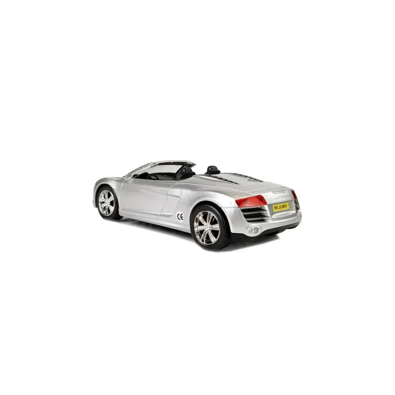 Kabrioletas Pullback automobilis 1:18, sidabrinis · 3