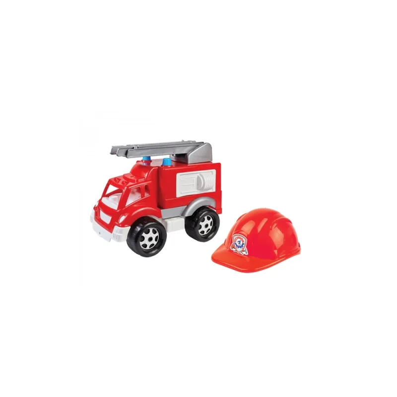 Gaisrinės automobilis, kopėčios, Ugniagesio gelbėtojo šalmas 3978 · 1
