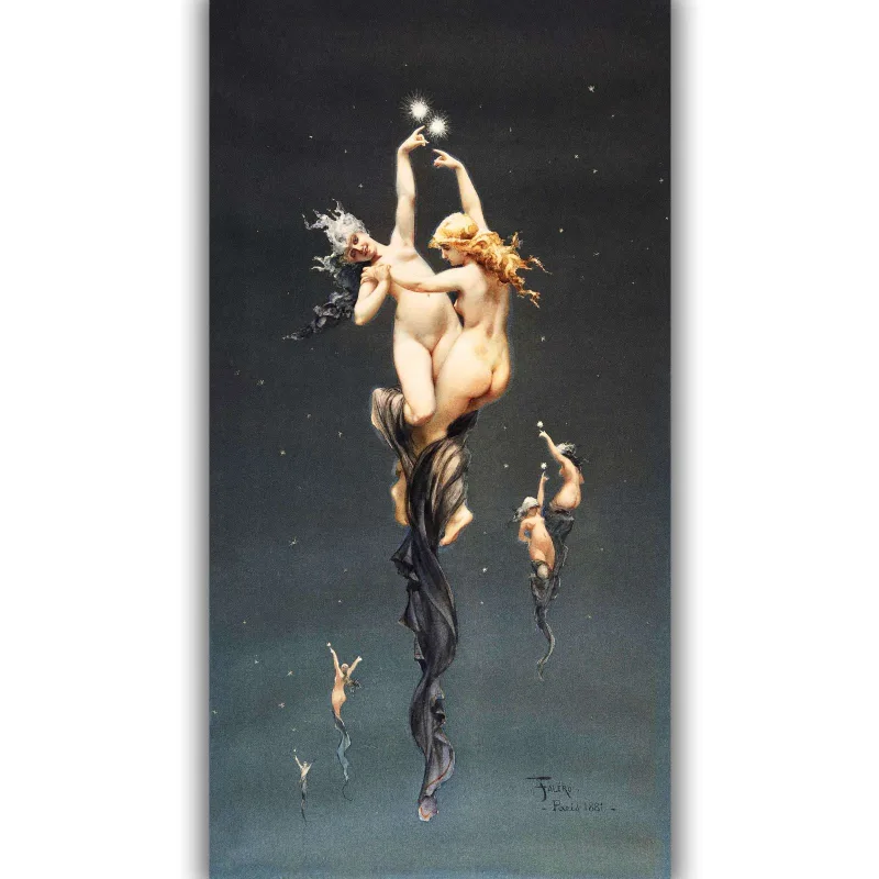 Reprodukcija „Žvaigždės dvynės“, Luis Ricardo Falero