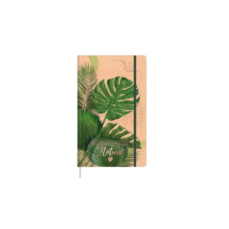 Užrašų knygelė Lininis planuoklis Monstera Leaves Eraser A5 80 lapų · 3