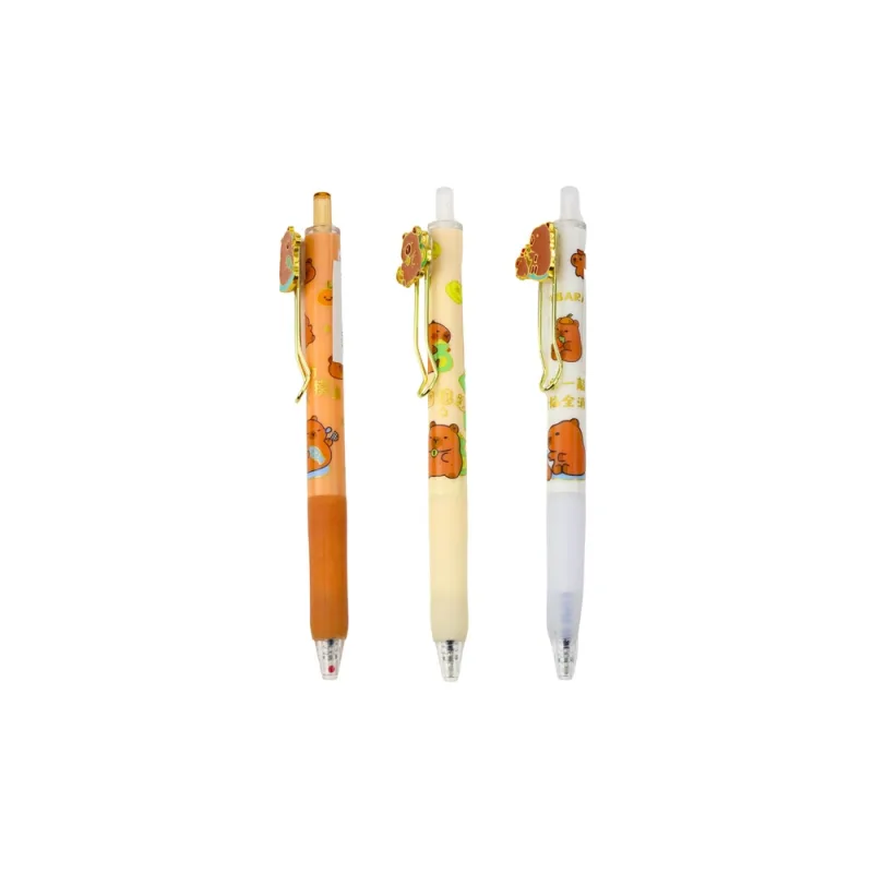 Gelinis rašiklis Capybara 0,5 mm 14 cm MIX 1vnt · 2
