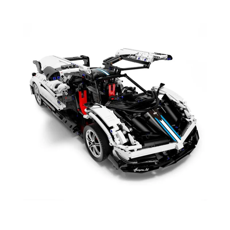 Konstruktorius Pagani Huayra RASTAR modelis 1:8, 2896 techniniai blokeliai + atidaromos durys · 2