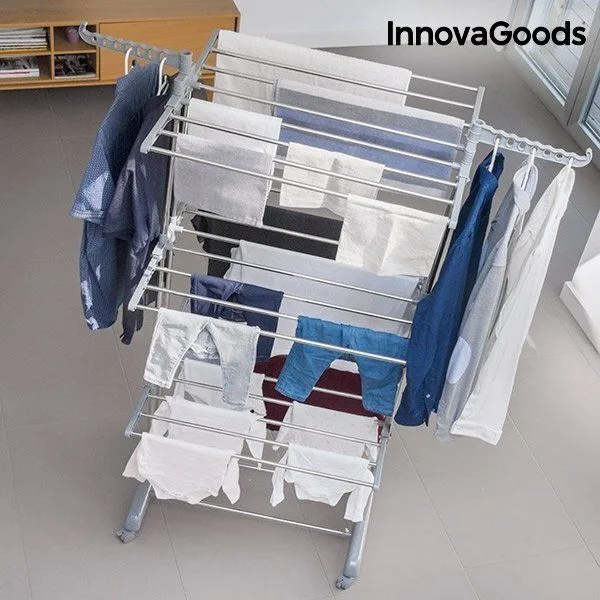 InnovaGoods Sulankstoma drabužių džiovyklė su ratukais (18 sijų) · 1