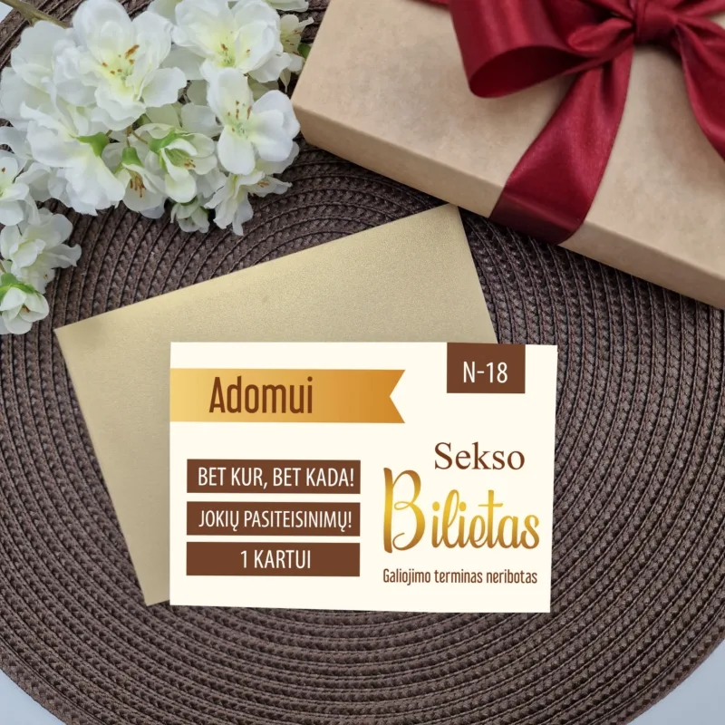 Valentino dienos dovana - Sekso bilietas