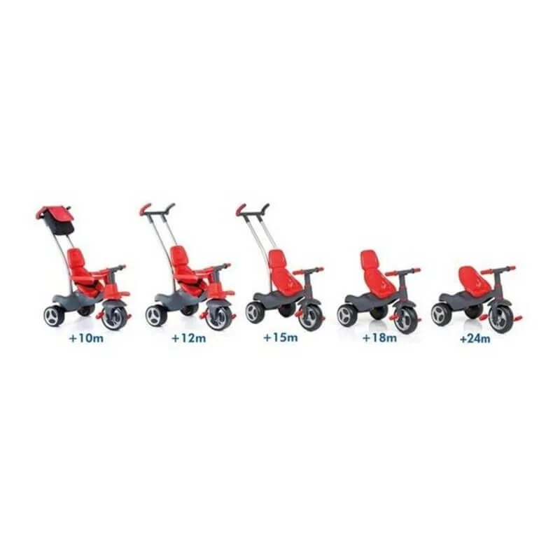 Triratukas su pedalais Urban Trike Red Moltó (98 cm) · 2