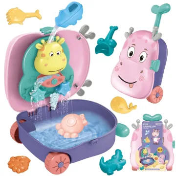 Smėlio rinkinys WOOPIE 3in1 lagaminas elniukas + vandens žaislas