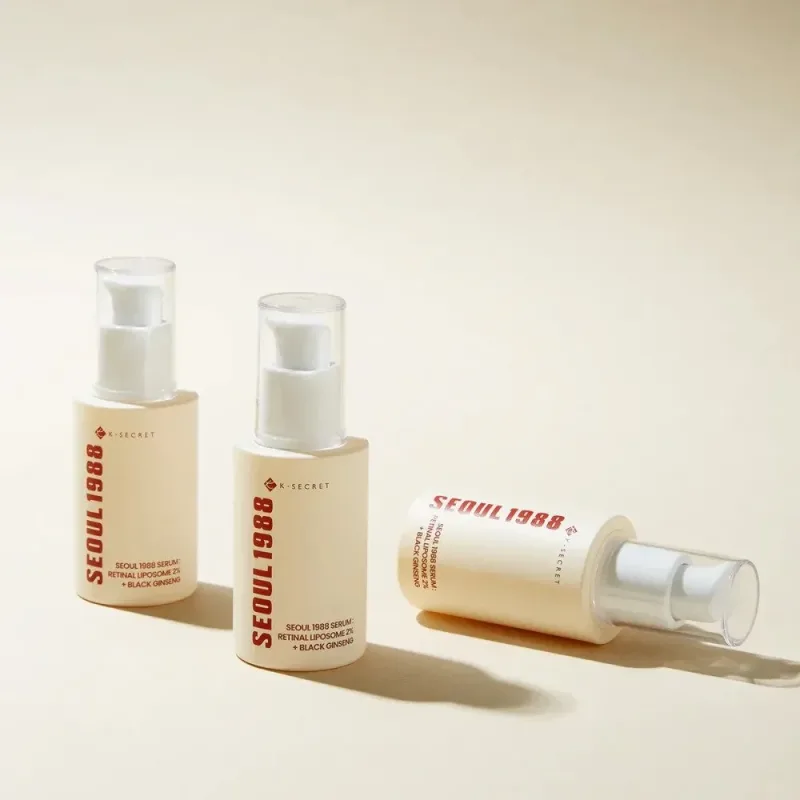 K-Secret Seoul 1988 Serum: Retinal Liposome 2% + Black Ginseng – veido serumas su retinaliu · 3