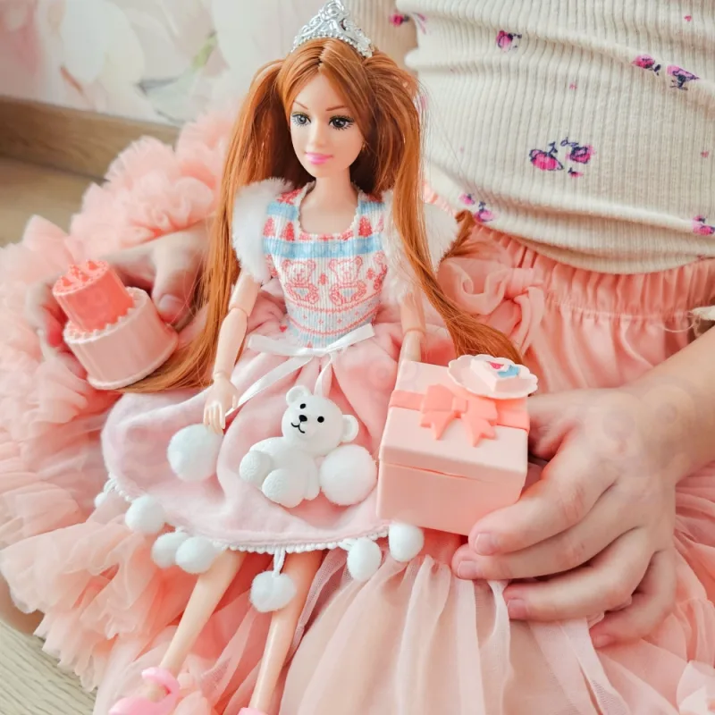 Lėlė Emi Kalėdų princesė su meškiuku WOOPIE ROYAL · 2