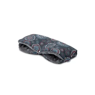Vaikiško vežimėlio pirštinė/mova rankoms Sensillo Flisas, Black Rosettes