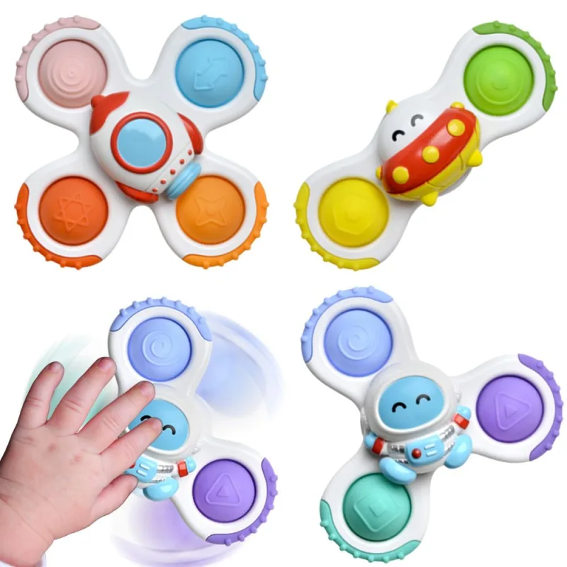 Sensorinis žaislas Spinner Raketa WOOPIE BABY ateivis, NSO 3 vnt · 1