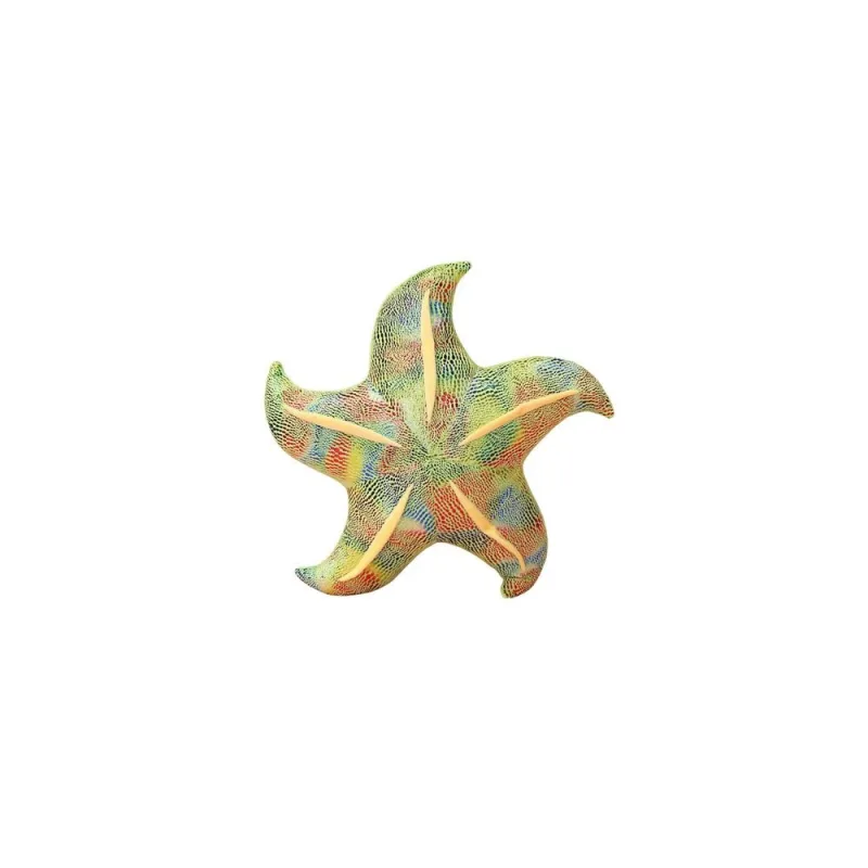 Pliušinis talismanas Žalioji jūrų žvaigždė Žalioji pagalvė 45 cm · 2