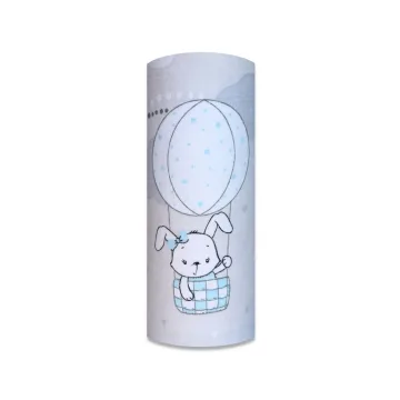 Sauskelnės - 26926 - TETRA PRINT - EGA - LUX - BUNNY WITH BALLOONS - BLUE - dydis 70x80 cm
