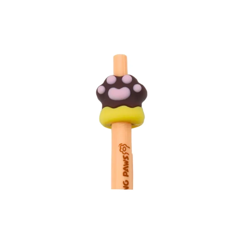 Gelinis rašiklis Cat's Paw 15 cm 0,5 mm, rudas · 2