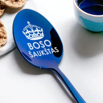 Dovana Bosui - šaukštelis su graviravimu - Boso šaukštas