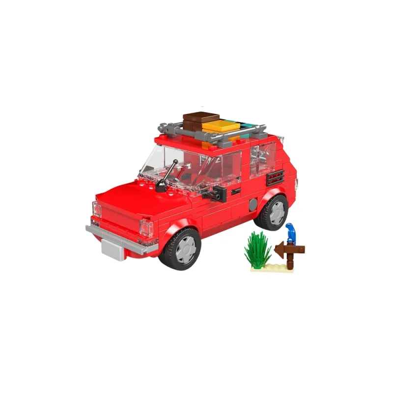 Konstruktorius Fiat 126 Maluch su priekaba, 393 el. · 2