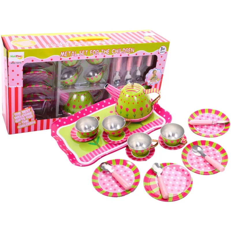 Spalvingas metalinis arbatos rinkinys Bella · 1